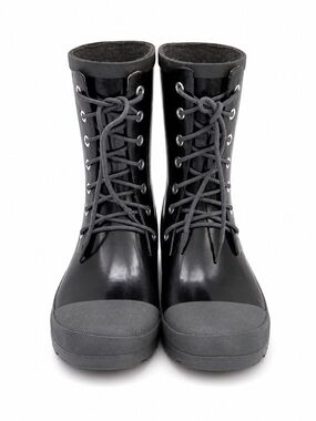 Electric Karma, Women’s,Black And Grey Rain Boots.Size-7